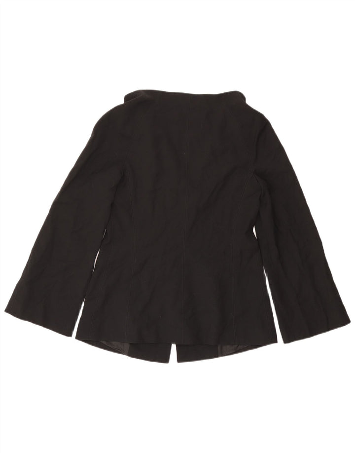 Emporio Armani Veste blazer à 3 boutons pour femme UK 4 XS Noir