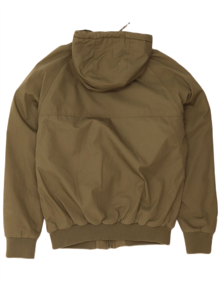 Volcom Veste bomber à capuche pour homme UK 38 Medium Kaki Polyester
