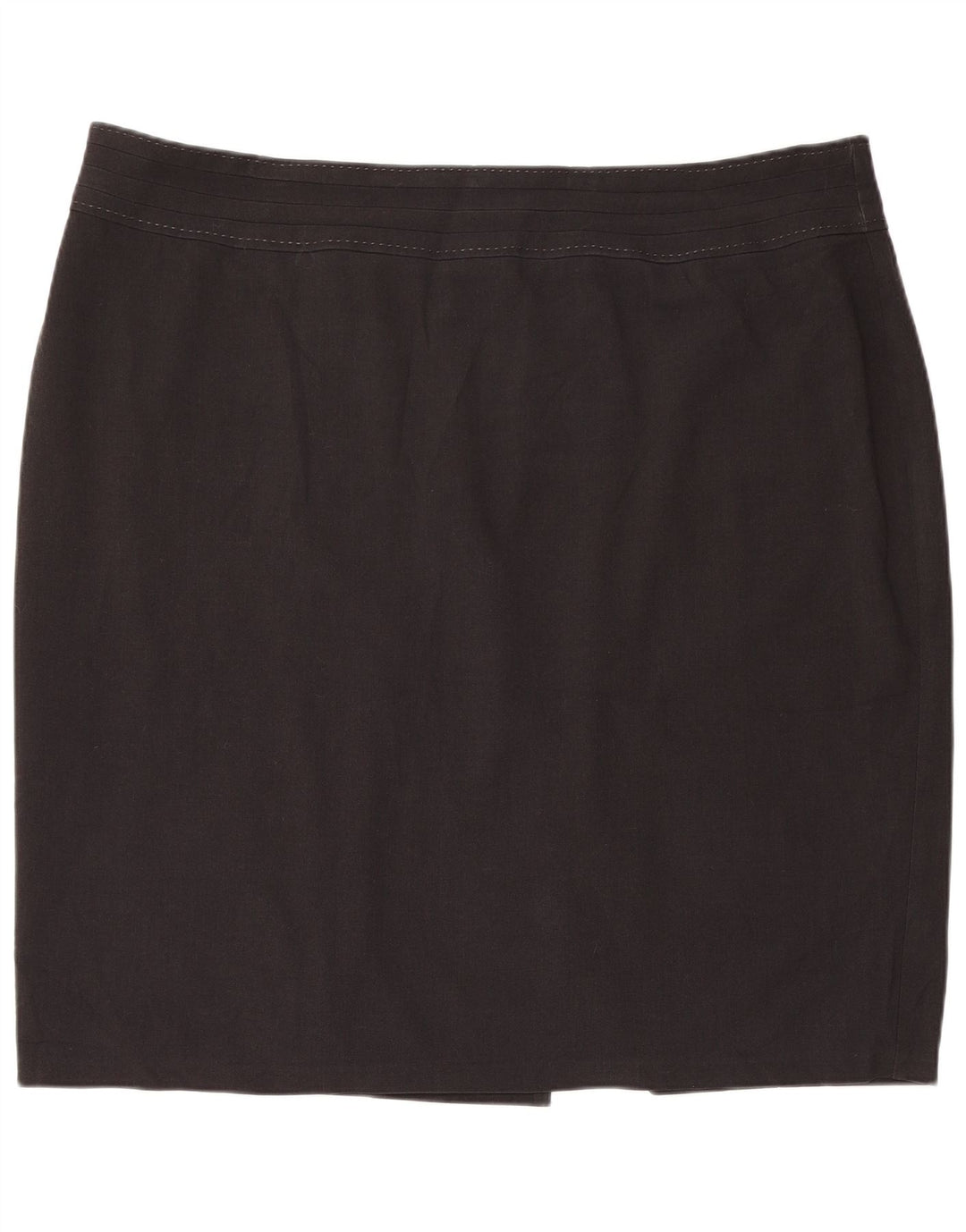 MARKS & SPENCER Womens Pencil Skirt UK 26 5XL Black Polyester