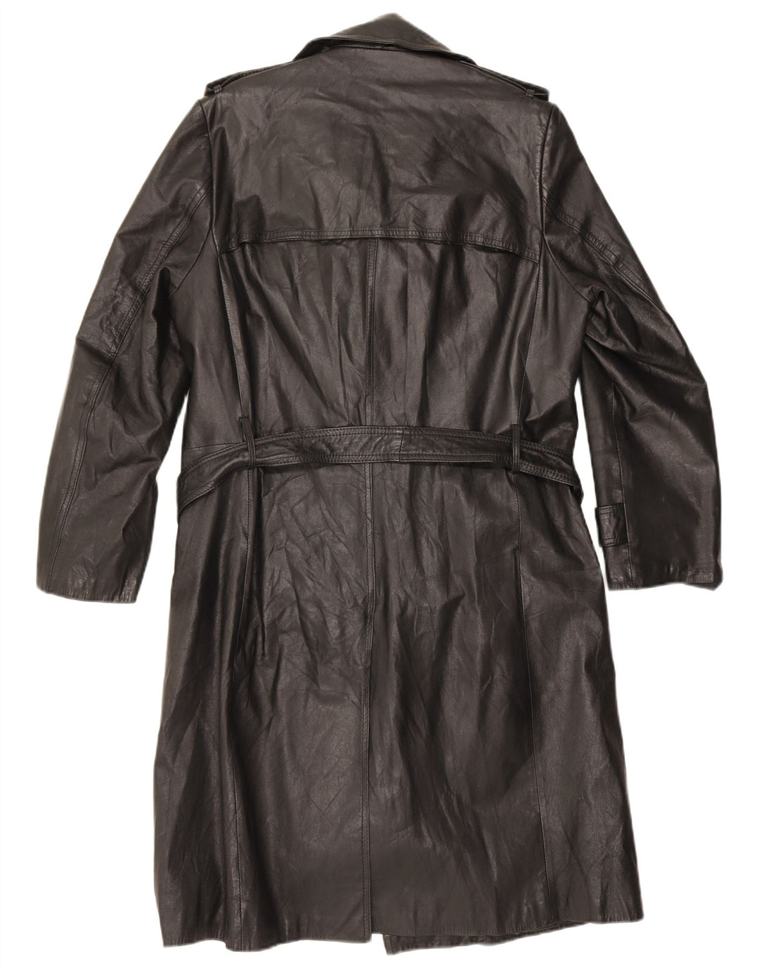 manteau en cuir homme vintage EU 46 Petit Noir