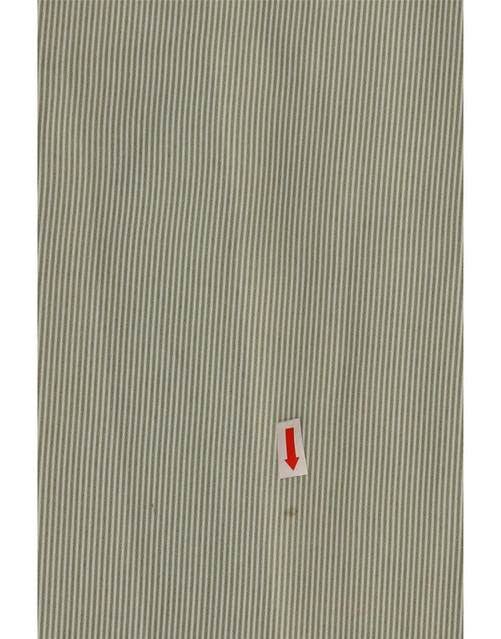 jupe évasée femme vintage IT 46 Grand W30 Polyester rayé vert