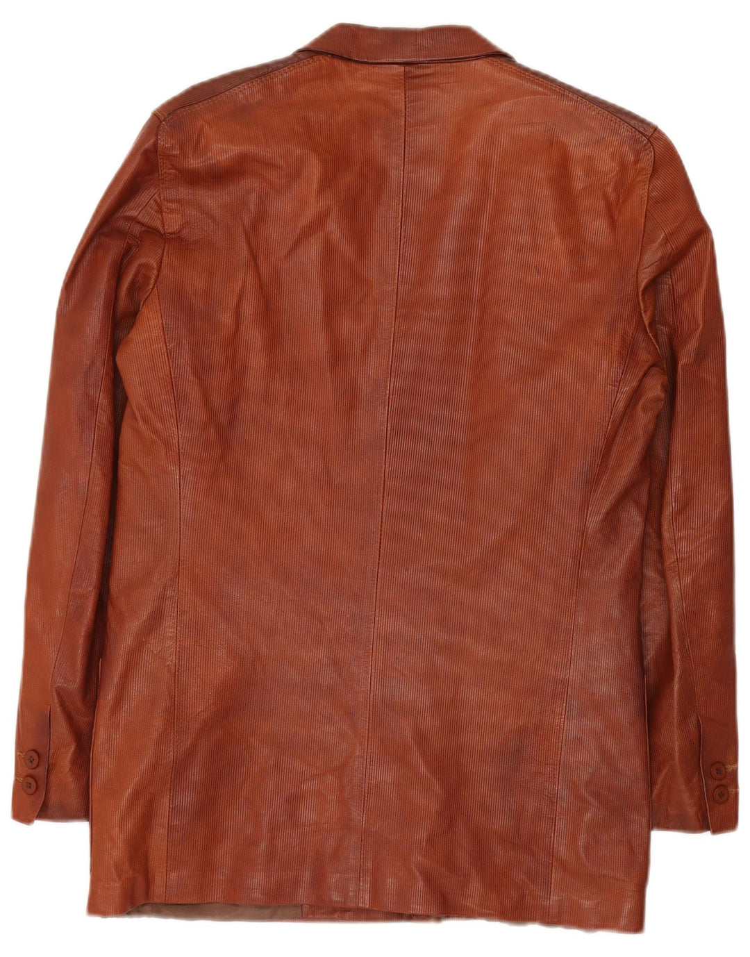 Reporter Veste Blazer Croisée Homme IT 48 Cuir Marron Moyen