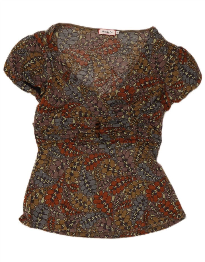 Max & Co. Chemisier pour femme UK 8 Small Multicolore Floral