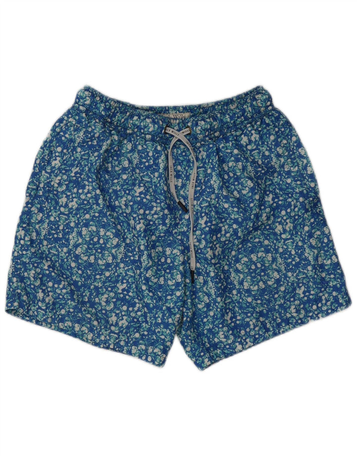 Jack Wills Short de Bain Homme XS Bleu Floral Polyester
