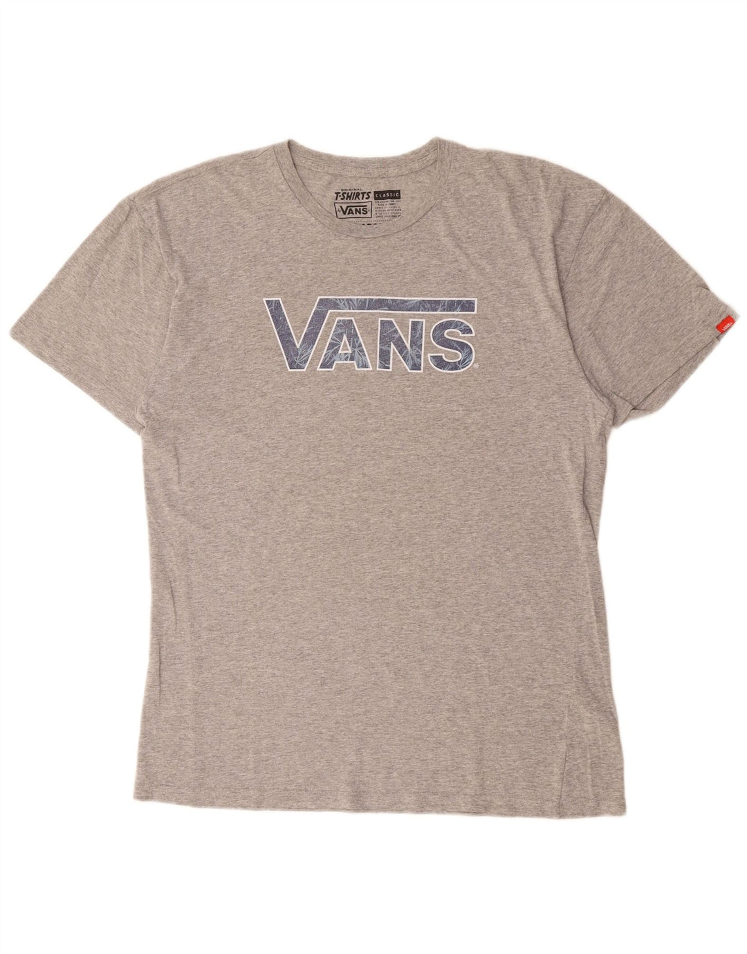 VANS T-shirt graphique coupe classique pour hommes, grand gris, coton