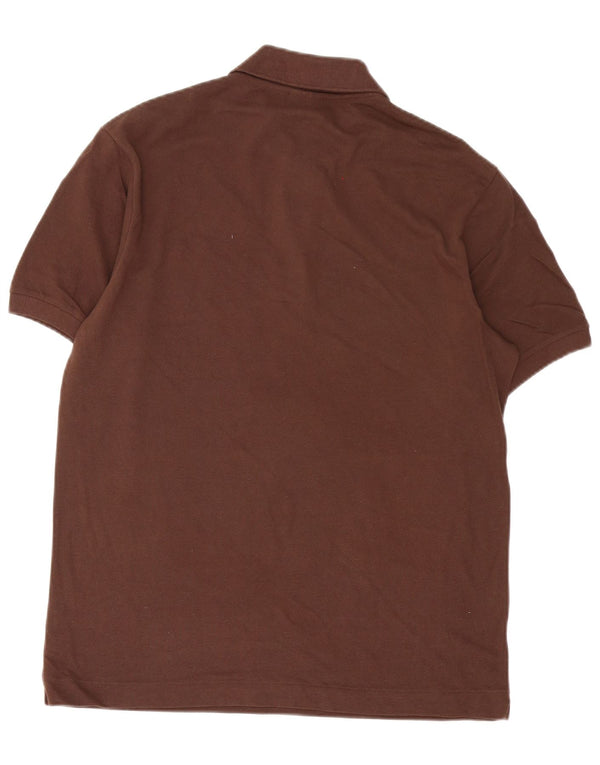Lacoste Polo Homme Taille 4 Coton Marron Moyen