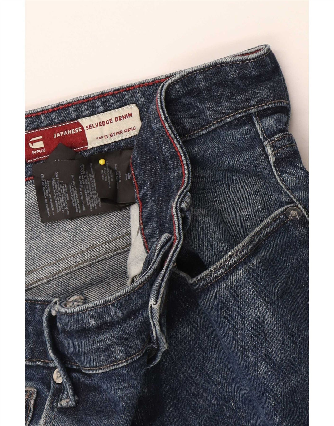 G-Star Jean Slim 3301 Homme W34 L32 Bleu Coton