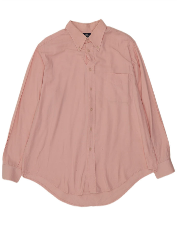 SUPERGA Chemise Homme Taille 41/42 Large Rose Coton
