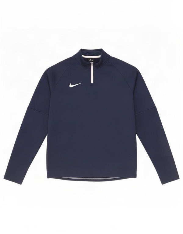 Haut de survêtement Nike Dri Fit pour garçon 13-14 ans XL bleu marine