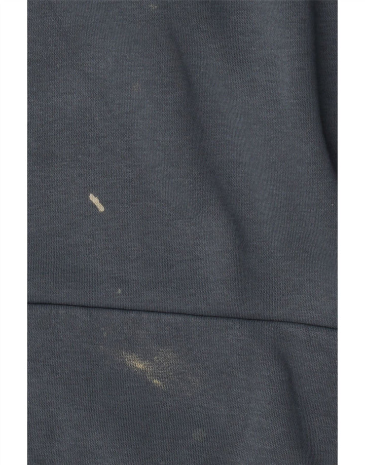 PUMA Pull à capuche pour homme XL Bleu Coton
