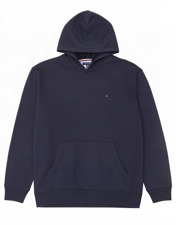 Tommy Hilfiger Pull à capuche pour homme 2XL Bleu marine Coton