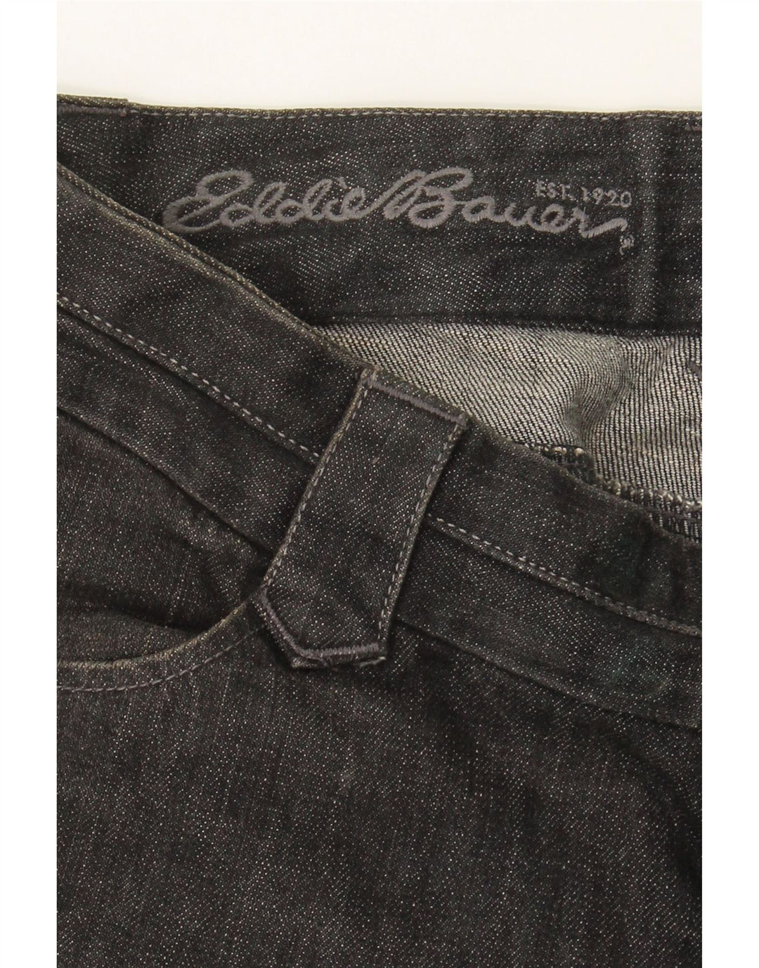 EDDIE BAUER Womens Curvy Bootcut Jeans US 6 Medium W28 L32 Grey Cotton Vintage Eddie Bauer and Second-Hand Eddie Bauer from Messina Hembry 