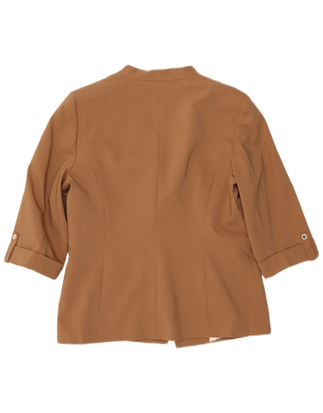 CALVIN KLEIN Veste blazer à manches 3/4 pour femme 1 bouton US 16 XL Beige