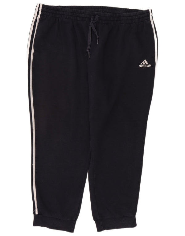 Adidas Pantalon de survêtement pour homme en coton bleu marine 3XL