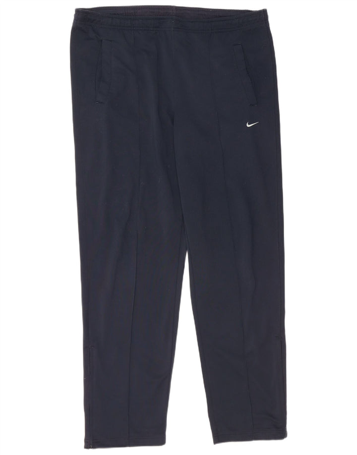 NIKE Pantalon de survêtement pour homme Large Bleu Marine Polyester