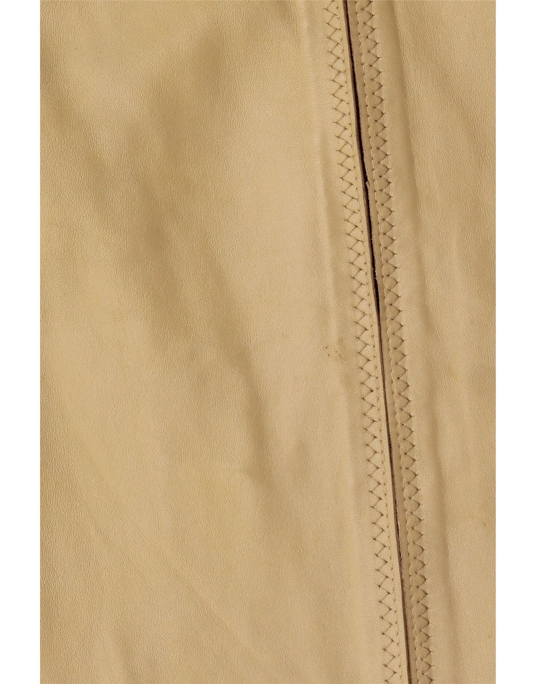 Helium Veste en cuir crop pour femme UK 14 Cuir beige moyen