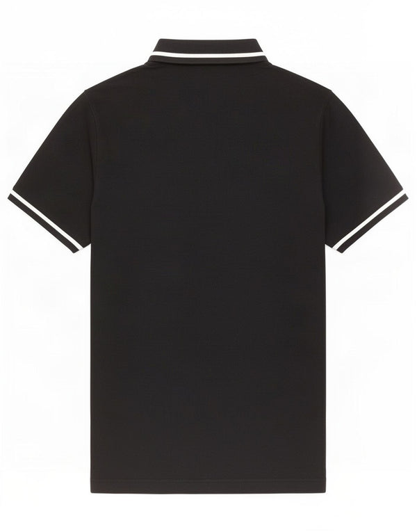 Calvin Klein Jeans Polo Slim Fit Homme Petit Noir Rayé Coton