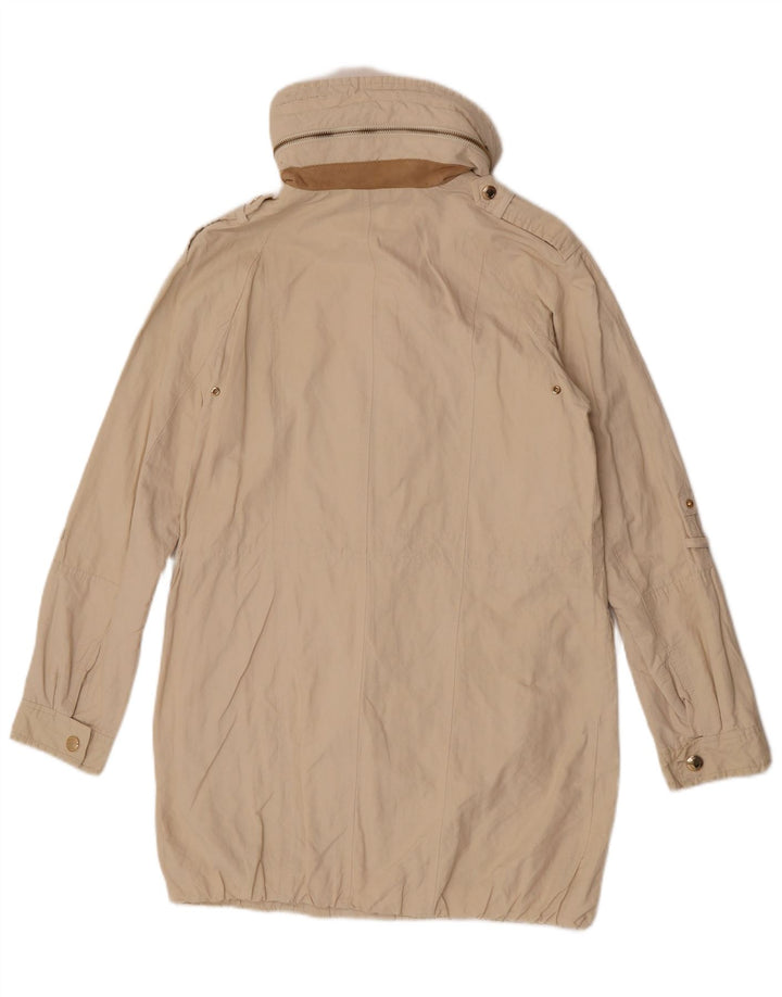 Massimo Dutti Parka à capuche pour femme UK 10 Small Beige