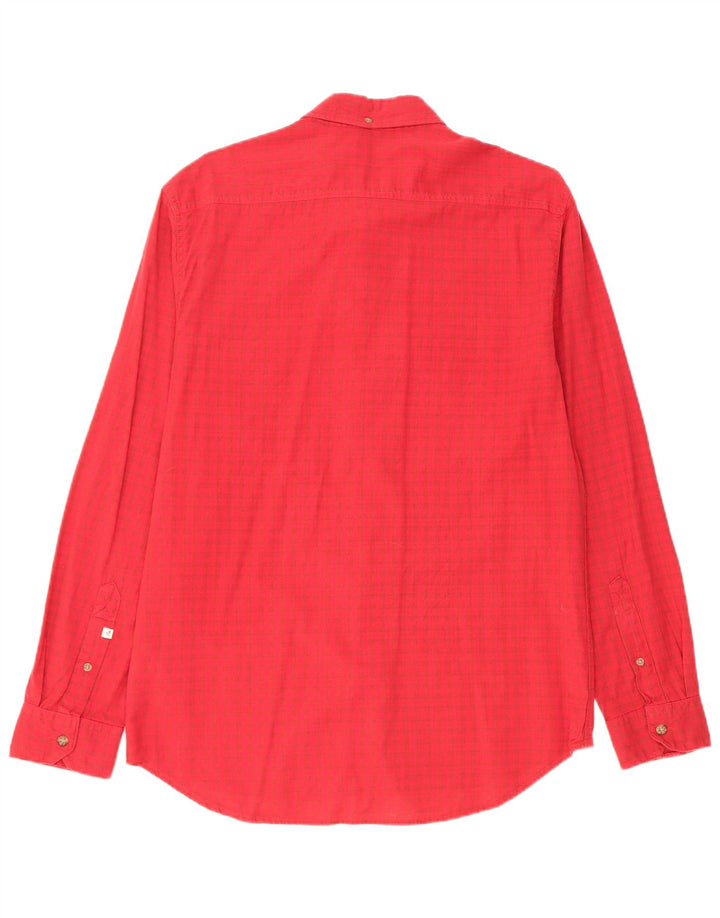 Quiksilver Chemise Coupe Moderne Homme Rouge Moyen Carreaux Coton