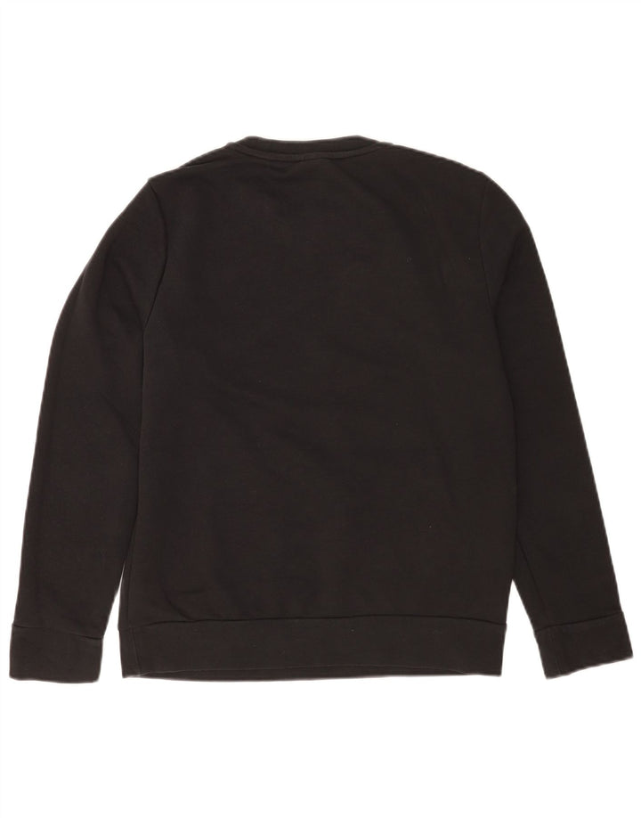 Adidas Sweat-shirt Graphic Regular Fit pour femme UK 12/14 Noir moyen