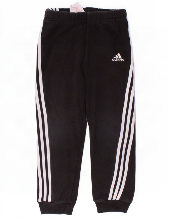 Adidas Pantalon de Survêtement Garçon Joggers 3-4 Ans Coton Noir