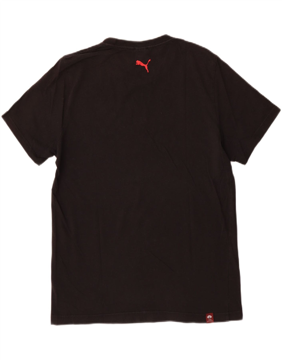 PUMA Mens Graphic T-Shirt Top Medium Black Vintage Puma and Second-Hand Puma from Messina Hembry 