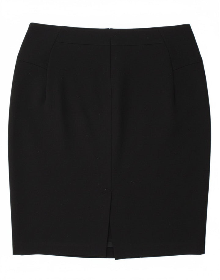 MICHAEL KORS Womens Pencil Skirt US 16 2XL W37 Black Rayon