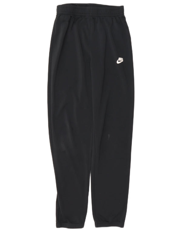 Nike Boys Tracksuit Trousers Joggers 13-14 Years XL Black Polyester