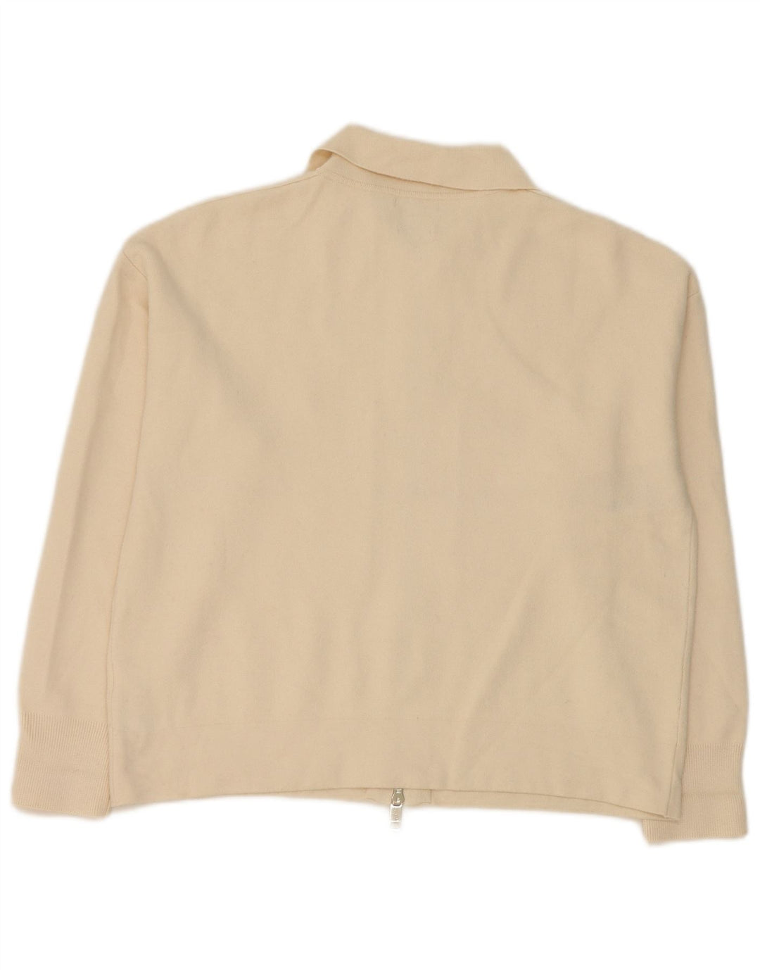 Massimo Dutti Cardigan surdimensionné pour femme UK 10 Petit Blanc cassé