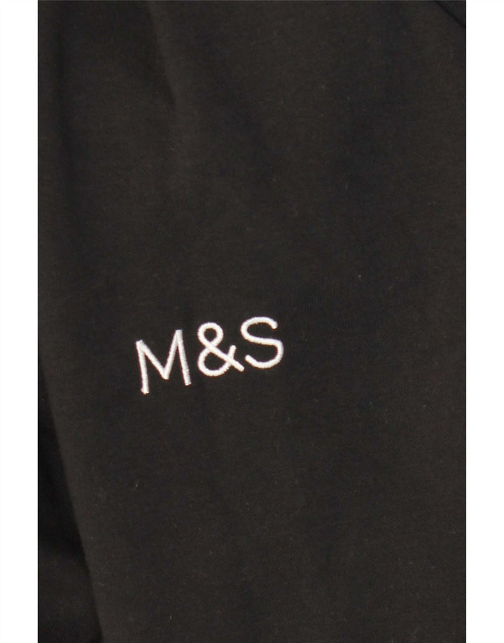 Marks & Spencer Sweat-Shirt Homme Noir Moyen Polyester