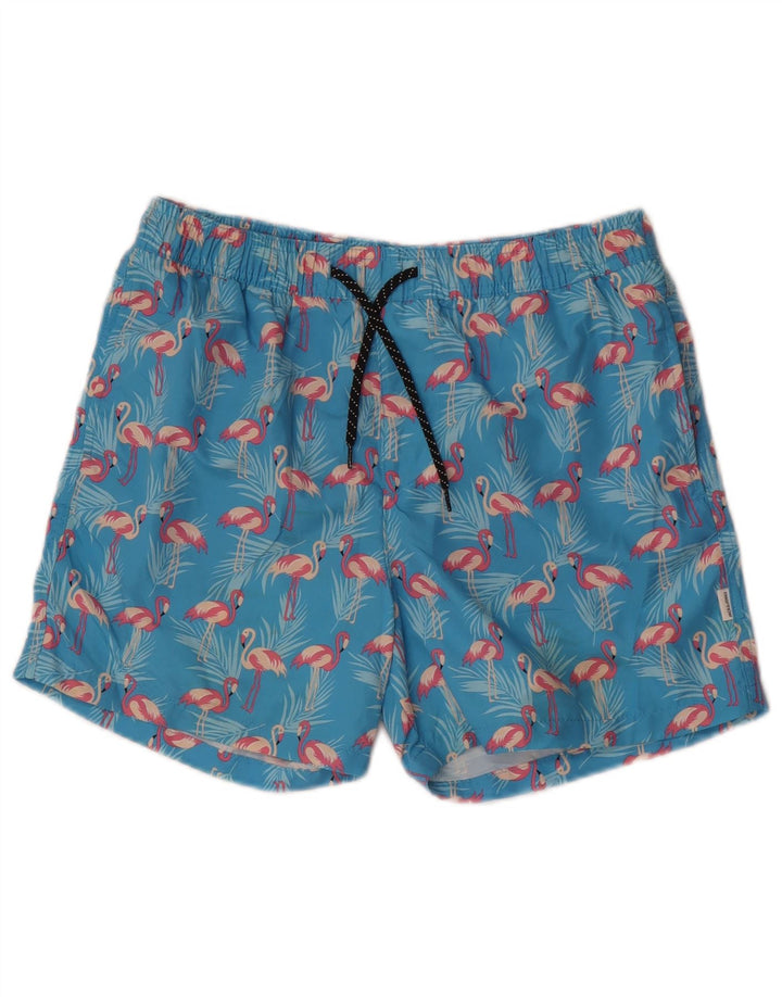 Jack & Jones Short de Bain à Motif Abstrait Homme Bleu Moyen
