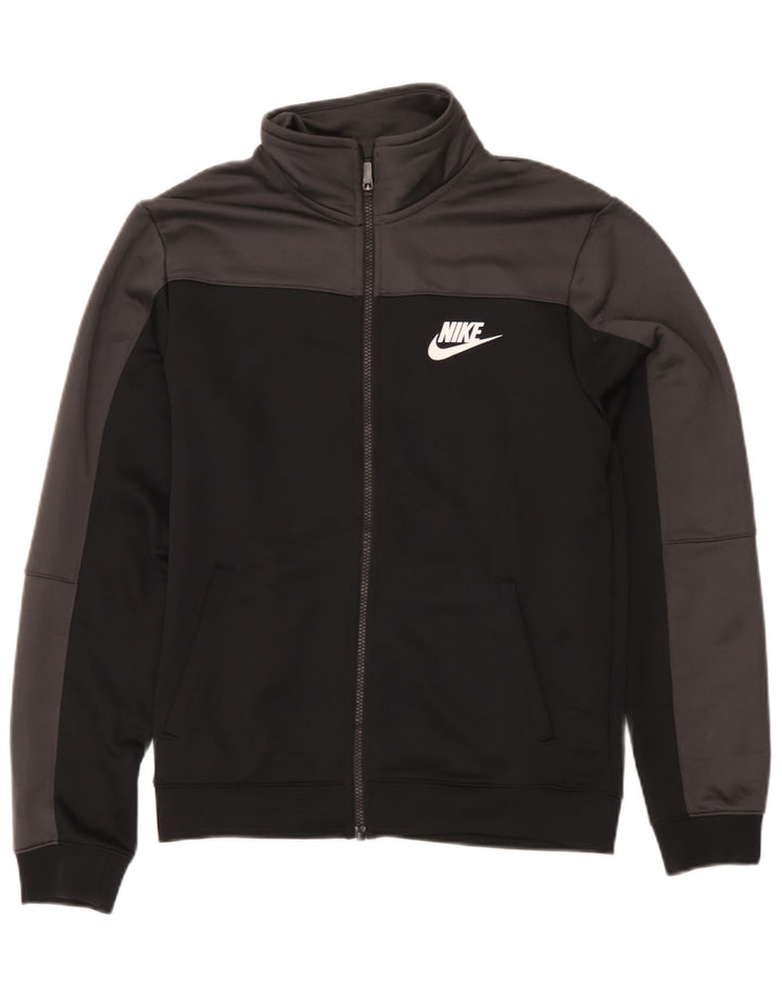 Nike Veste de survêtement pour homme Taille S en polyester color block noir