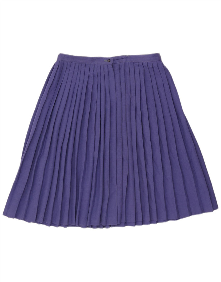 jupe plissée femme vintage W32 Grand Violet