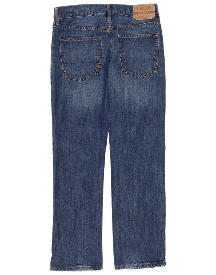 IZOD Jean droit homme W32 L30 bleu coton