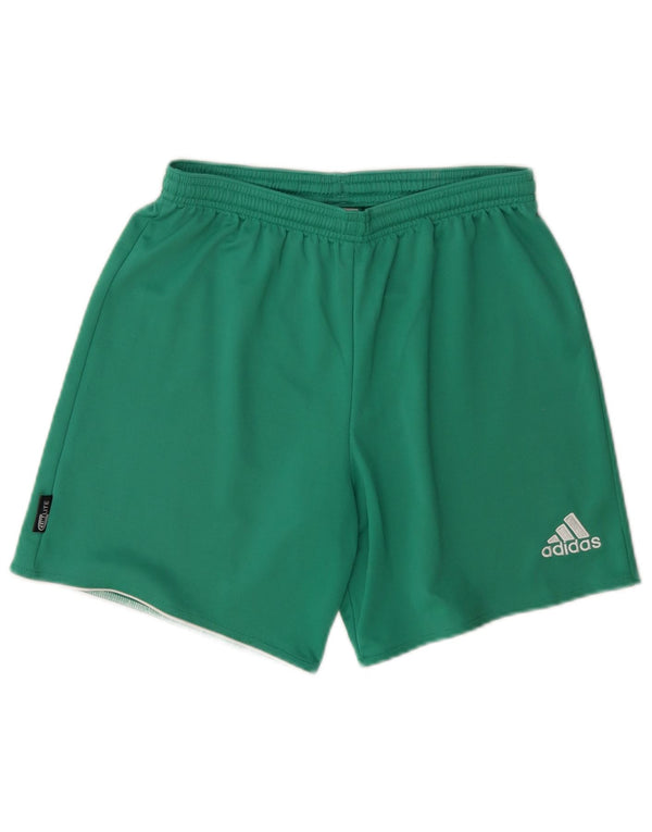 Adidas Hommes Climalite Sport Shorts XS Vert Polyester
