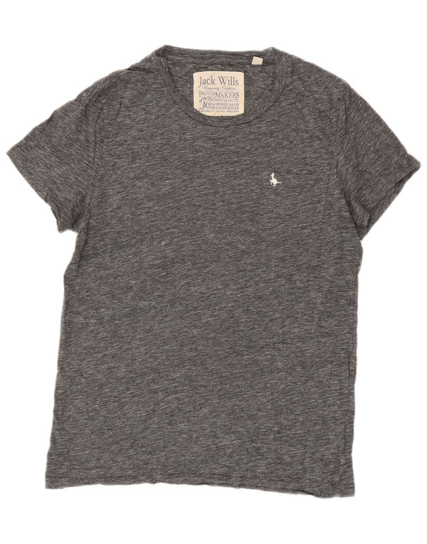 Jack Wills T-Shirt Homme Gris Moyen Moucheté Coton