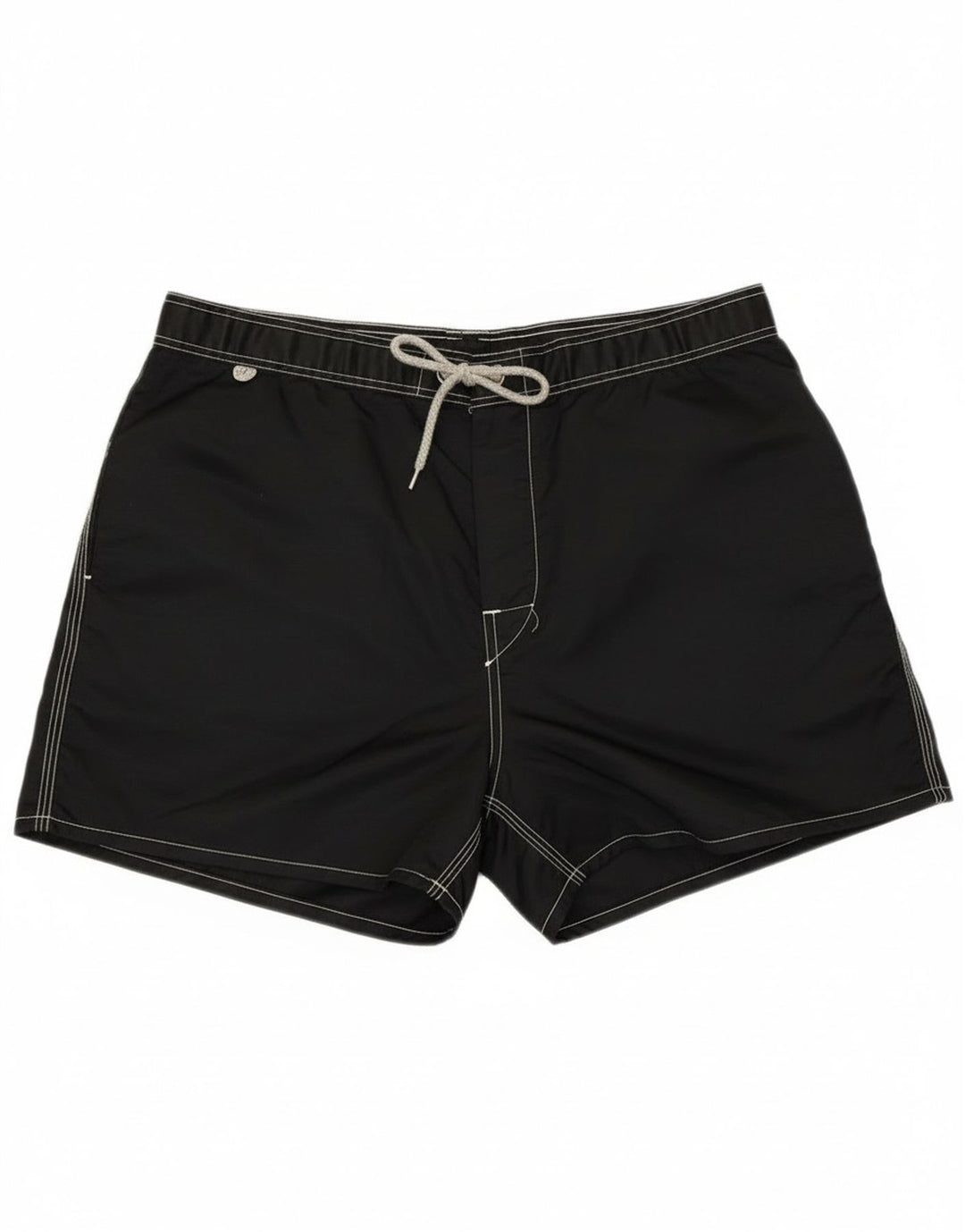 Sundek Short de bain homme moyen noir rayé plage