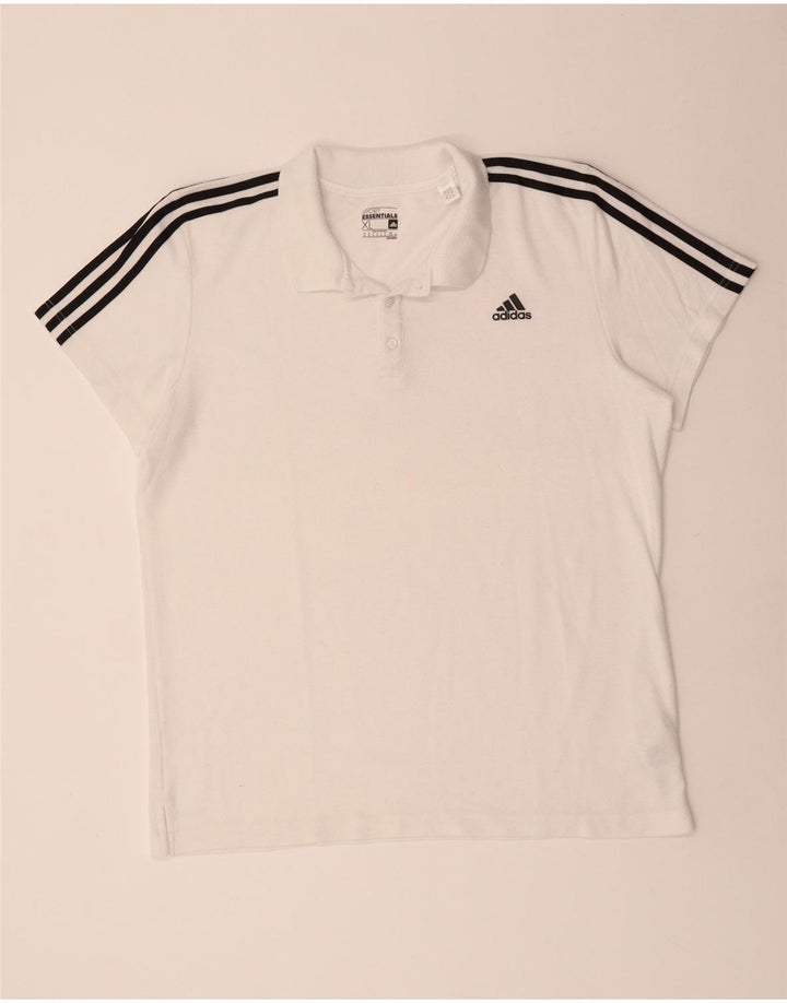 Adidas Homme Climalite Polo XL Blanc Polyester