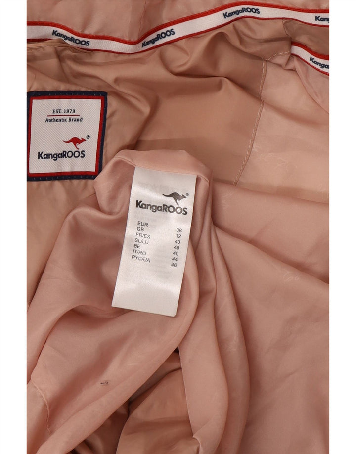 Kangaroos Veste matelassée à capuche pour femme UK 12 Rose moyen Polyacrylique