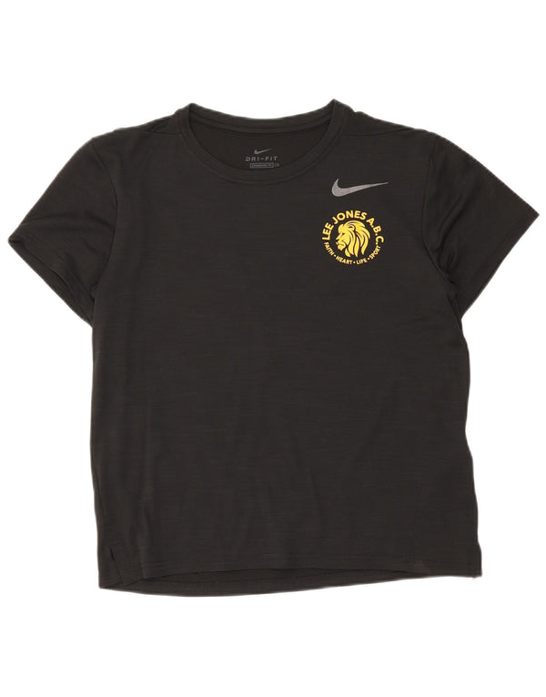 Nike Lee Jones A.B.C. T-Shirt Graphique Top Small Noir Moucheté