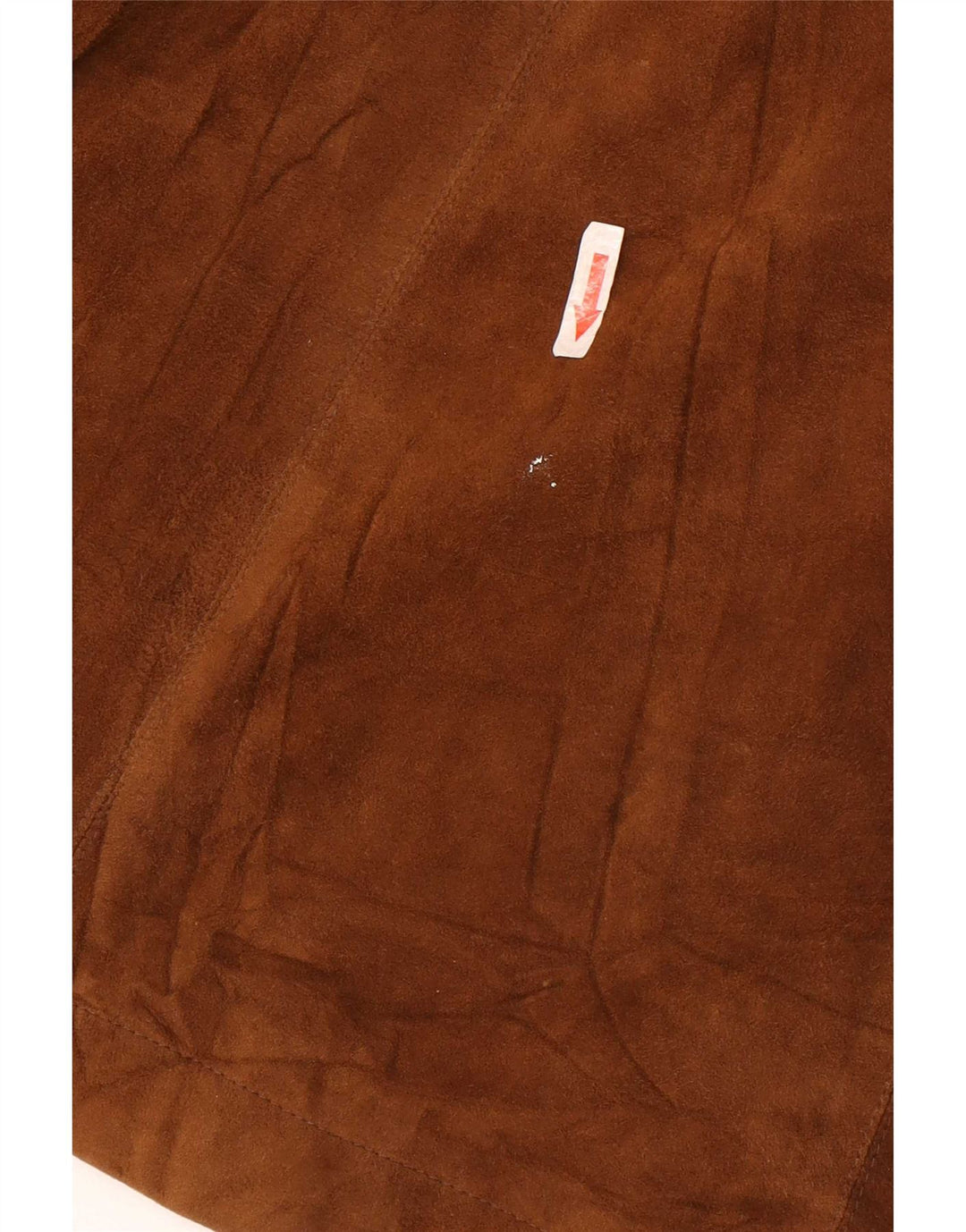 Veste Blazer Longue Vintage pour Femmes, 1 Bouton, Daim, Royaume-Uni 10 Petit, Marron