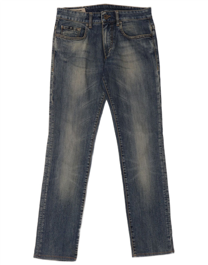 Gas Jean Slim Femme W30 L31 Bleu Coton