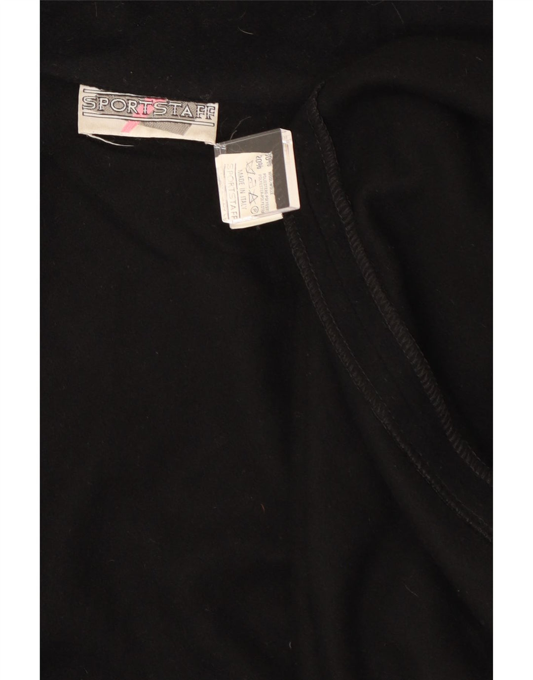 Sportstaff Manteau Poncho Femme Taille Unique Laine Noire