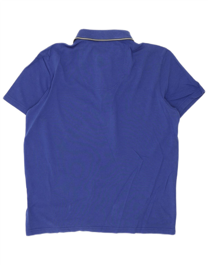 Hugo Boss Polo Regular Fit Petit Bleu Coton Homme