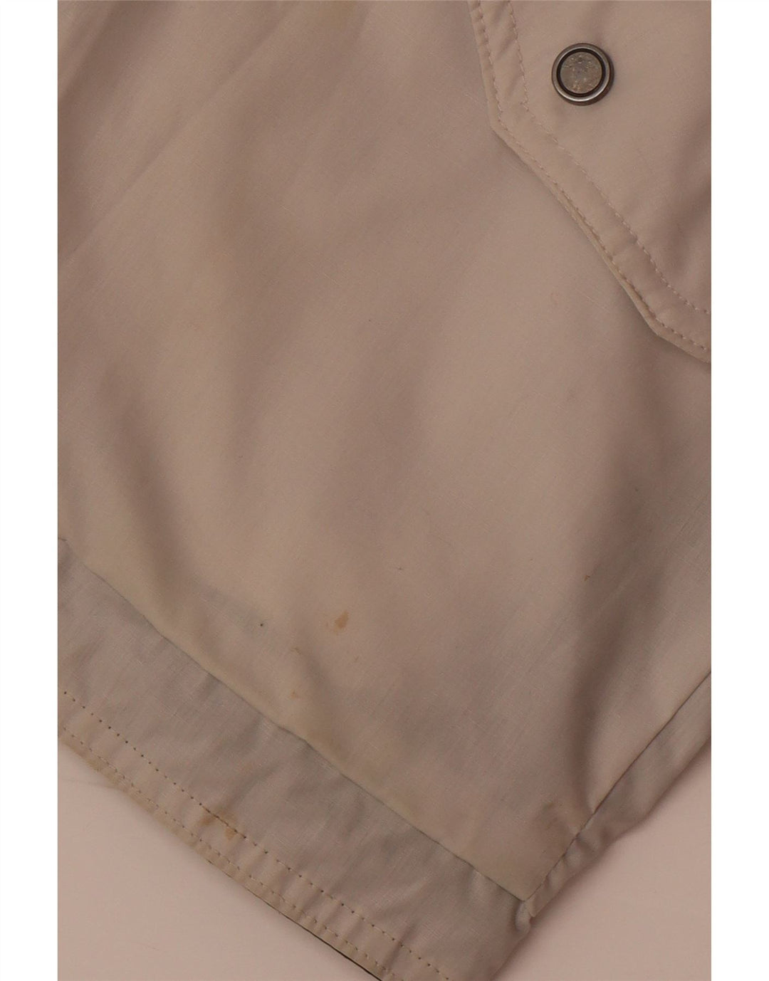 Starring Veste réversible à capuche coupe ample pour homme UK 38 en coton beige moyen