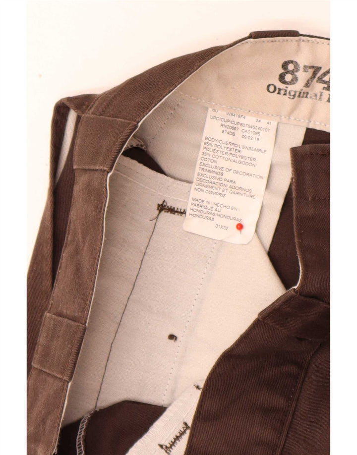 Dickies Pantalon Chino Droit 874 Homme W31 L32 Marron Polyester