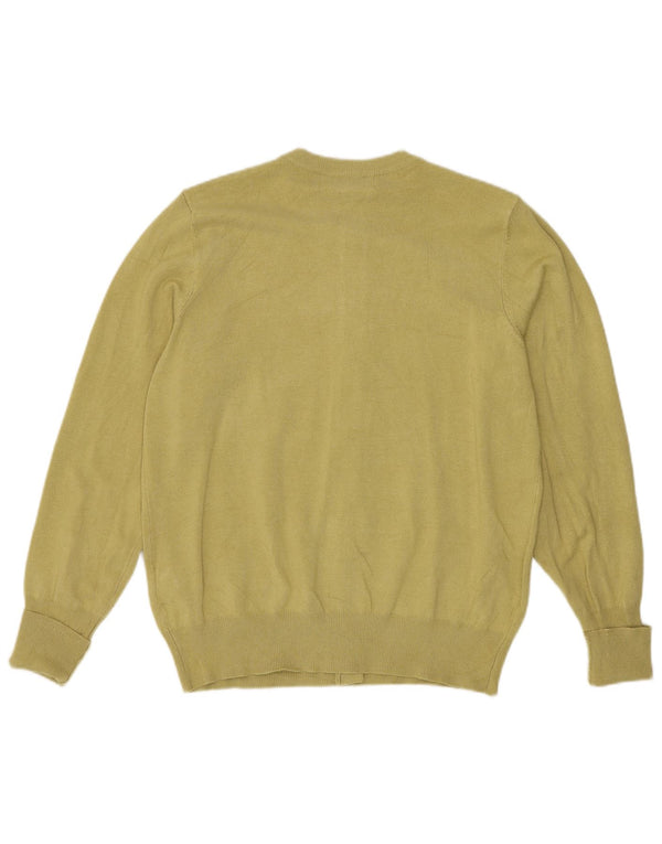 Marks & Spencer Pull Cardigan pour Femme UK 10 Petite Viscose Verte