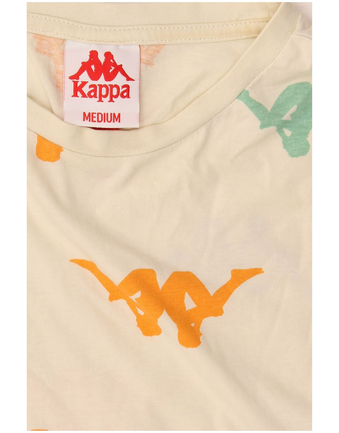 Kappa T-Shirt Graphique Homme Blanc Moyen