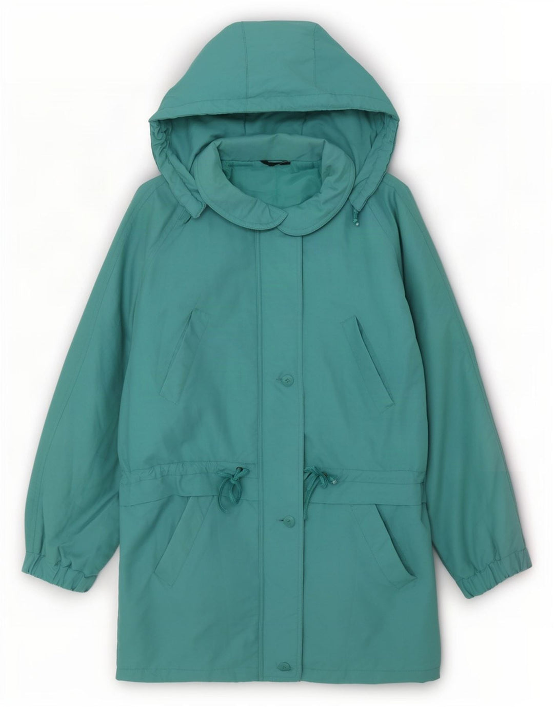 C&A Manteau coupe-vent surdimensionné à capuche pour femme EU 36 Small Turquoise