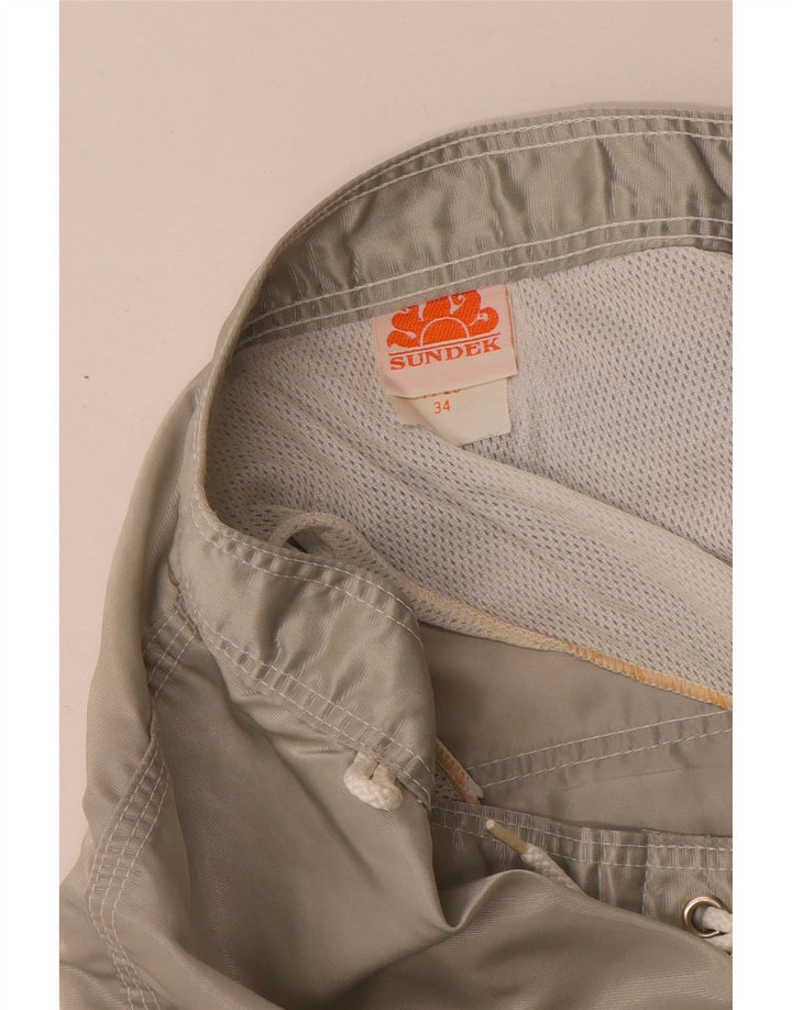 Sundek Short de bain homme grand nylon gris